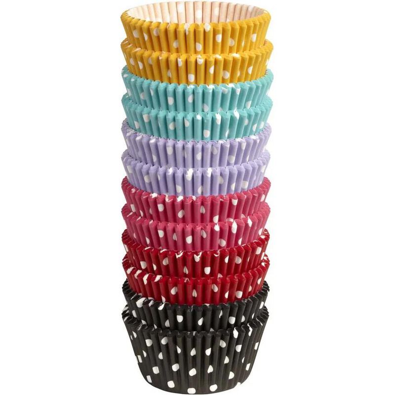 Wilton Baking Cups - Polka Dots 300 Pack image number 0